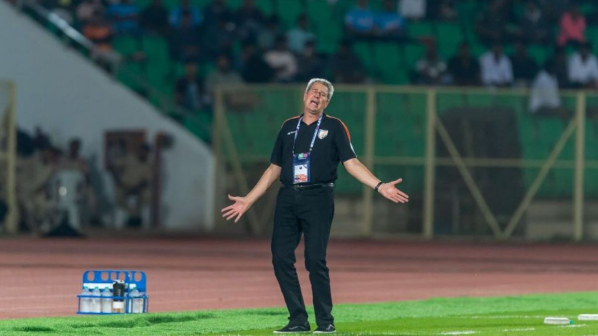 Manolo Marquez got off to a poor start as Indian men's football team coach. AIFF image Manolo Marquez got off to a poor start as Indian men's football team coach. AIFF image
