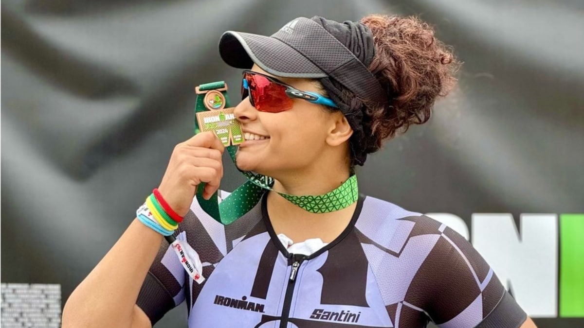 Ghoomer star Saiyami Kher creates history as she becomes 1st Indian female actor to finish Ironman Triathlon in Germany