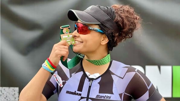 Ghoomer star Saiyami Kher creates history as she becomes 1st Indian female actor to finish Ironman Triathlon in Germany