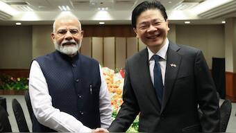 Prime Minister Narendra Modi and Singapore PM Lawrence Wong held talks focused on boosting cooperation in areas like skilling, technology, healthcare, AI and more. We both agreed on the need to boost trade relations. Source: X/@narendramodi.