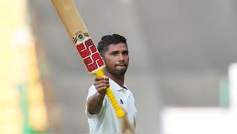 Musheer Khan joined an elite list with a knock of 181 on his Duleep Trophy debut. PTI 