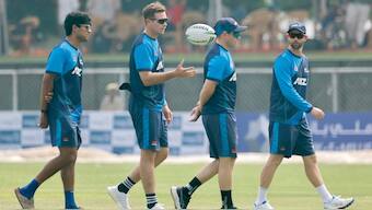 A frustrating wait for both Afghanistan and New Zealand continued as Day 2 of the one-off Test in Greater Noida was abandoned due to wet outfield. AP 