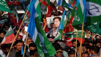 Several leaders and activists of jailed former Pakistani Prime Minister Imran Khan's party arrested after a rally they held on September 8 to demand his release have been charged with terrorism offences. REUTERS 