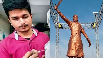 Apte had been evading authorities since collapse of the Shivaji statue in at Rajkot Forton on August 26 and was nabbed by police from Kalyan in Thane district.Image courtesy: PTI, News18