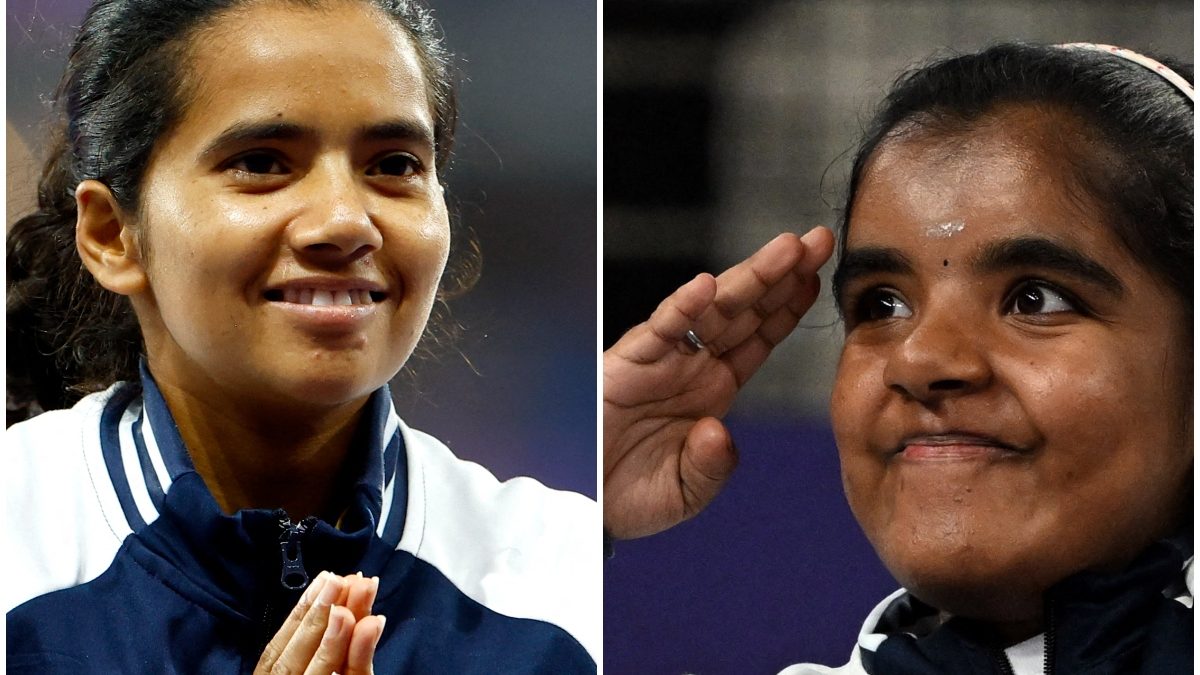 Para-athlete Preethi Pal and para-shuttler Nithya Sre Sivan were among 10 Indian women to have won medals at Paris Paralympics. Reuters Para-athlete Preethi Pal and para-shuttler Nithya Sre Sivan were among 10 Indian women to have won medals at Paris Paralympics. Reuters