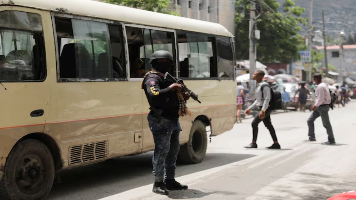 A police officer stands guard in the street, in Port-au-Prince, Haiti May 1, 2024. Reuters A police officer stands guard in the street, in Port-au-Prince, Haiti May 1, 2024. Reuters