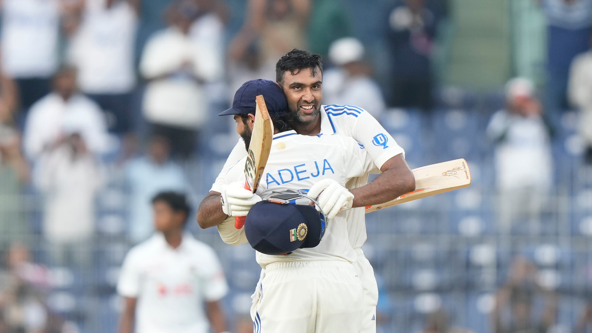 R Ashwin slams sixth ton to rescue India after Mahmud runs through Indian batting lineup on Day 1 of Chennai Test R Ashwin slams sixth ton to rescue India after Mahmud runs through Indian batting lineup on Day 1 of Chennai Test