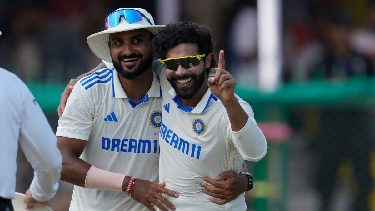Ravindra Jadeja becomes second-fastest to 300 wickets and 3000 runs in Test cricket Ravindra Jadeja becomes second-fastest to 300 wickets and 3000 runs in Test cricket