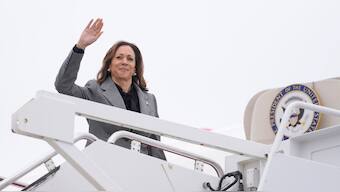 Democratic presidential nominee Vice President Kamala Harris. AP