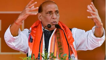 Defence minister Rajnath Singh. PTI File Photo
