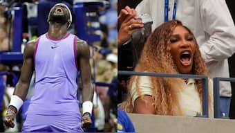 Serena Williams visited the US Open for the first time since her last match in 2022. She watched the action on Saturday and Sunday. AP/Reuters