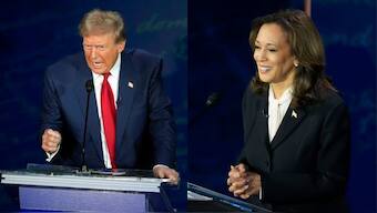 During the US Presidential debate, Republican presidential nominee Donald Trump and Democratic candidate Kamala Harris were asked about abortion and reproductive rights, which has been a key issue in the 2024 campaign. Source: AP.