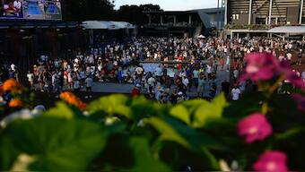 Over a million fans attended the US Open over its three weeks. AP