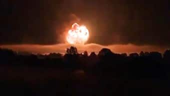 There was no information about casualties as a result of the Wednesday Ukrainian drone drone attack on Russia's Tver region. Source: Screengrab/X.