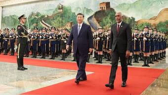 Maldivian President Mohamed Muizzu and Chinese President Xi Jinping (Photo: Reuters)