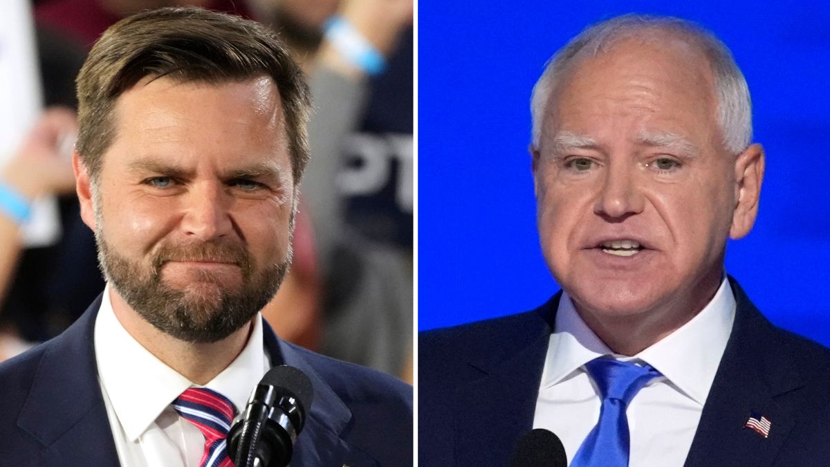 Republican JD Vance and Democrat Tim Walz will face off in a vice presidential debate on Tuesday. AP  Republican JD Vance and Democrat Tim Walz will face off in a vice presidential debate on Tuesday. AP