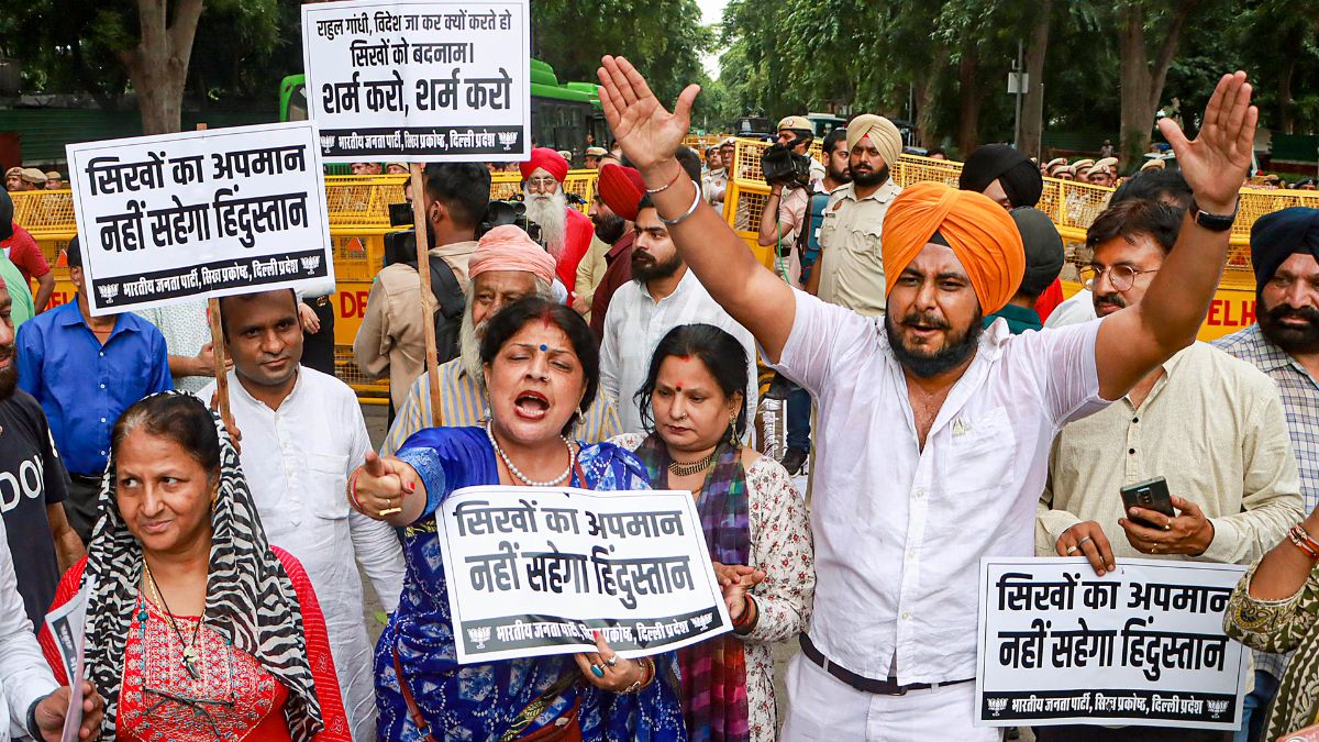 During the protests in the national capital, BJP leader RP Singh and other Sikh leaders were detained by Delhi Police. PTI During the protests in the national capital, BJP leader RP Singh and other Sikh leaders were detained by Delhi Police. PTI