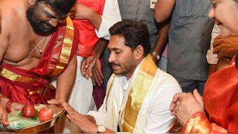Former Andhra CM Jagan Mohan Reddy. PTI file