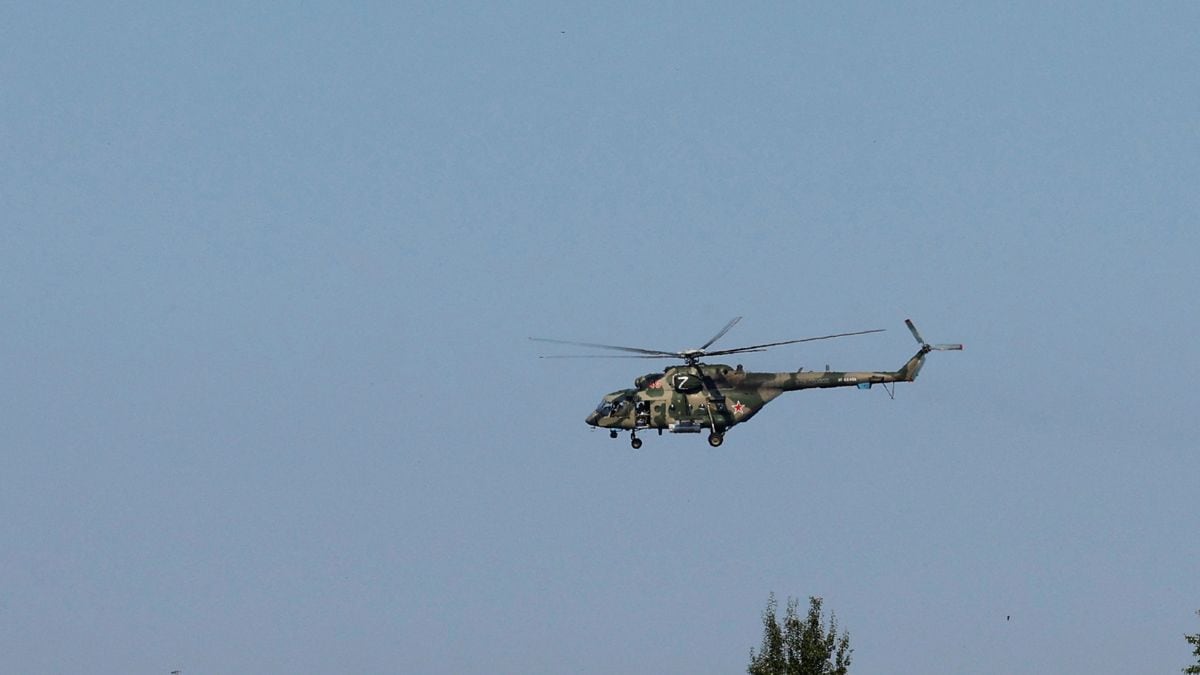 Teens in Russia face terror charges for setting military chopper on fire