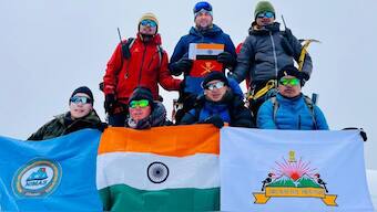 A team of Indian mountaineers scaled and named a previously unnamed peak in Arunachal Pradesh. X/@PemaKhanduBJP