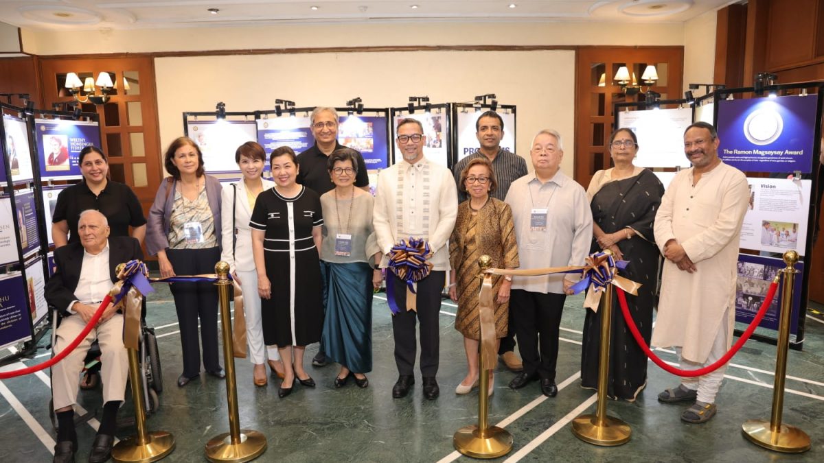 The Phillippines Ambassador to India Josel F. Ignacio poses for a photograph with previous Magsaysay Award winners along with the trustees of the Ramon Magsaysay Award Foundation The Phillippines Ambassador to India Josel F. Ignacio poses for a photograph with previous Magsaysay Award winners along with the trustees of the Ramon Magsaysay Award Foundation