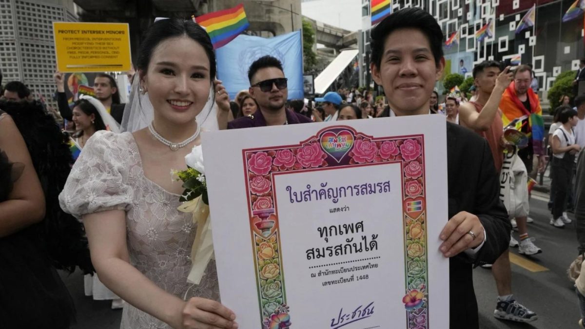 Thailand king signs marriage equality bill into law, same-sex couple can wed from January 2025 Thailand king signs marriage equality bill into law, same-sex couple can wed from January 2025