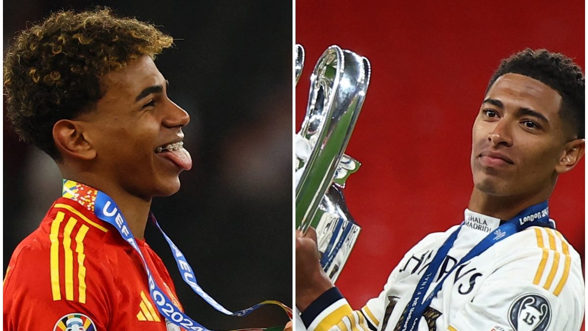 Lamine Yamal and Jude Bellingham are among the favourites to win the 2024 Ballon d' Or. Reuters Lamine Yamal and Jude Bellingham are among the favourites to win the 2024 Ballon d' Or. Reuters