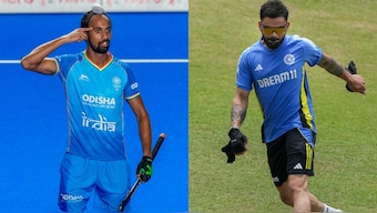 Hardik Singh says hockey players have far better Yo-Yo test scores than cricketers. Images: PTI