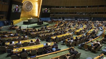  António Guterres, United Nations Secretary-General, speaks during the 79th session of the United Nations General Assembly, Tuesday, Sept. 10, 2024. File Image: AP
