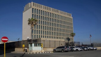 The US embassy in Havana. File Image/AP