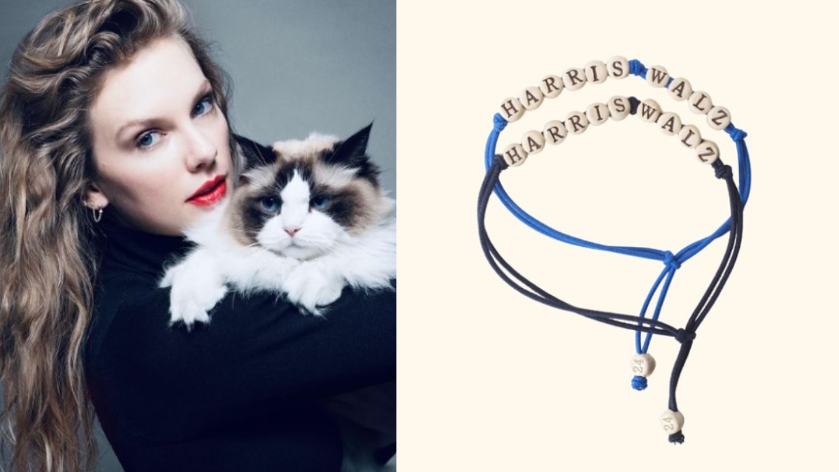 Harris Walz campaign sells friendship bracelets after endorsement from Taylor Swift. Instagram: @taylorswift / store.kamalaharris.com Harris Walz campaign sells friendship bracelets after endorsement from Taylor Swift. Instagram: @taylorswift / store.kamalaharris.com