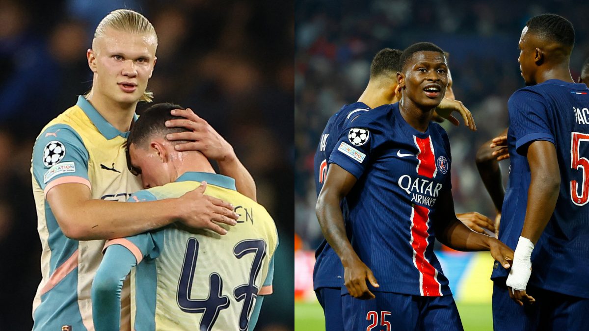 While Man City made a sluggish start, PSG picked up a win at start of Champions League 2024/25. Images: Reuters While Man City made a sluggish start, PSG picked up a win at start of Champions League 2024/25. Images: Reuters