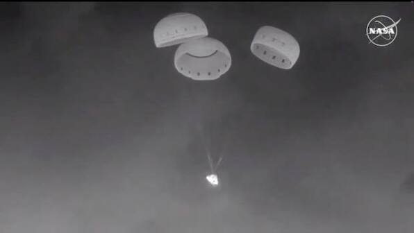 Boeing's troubled Starliner returns to Earth after leaving its crew behind