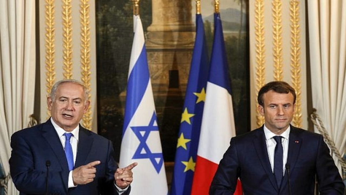 'What a disgrace': Netanyahu slams Macron after French president calls for halting arms sales to Israel 'What a disgrace': Netanyahu slams Macron after French president calls for halting arms sales to Israel