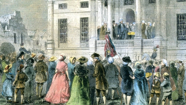 When was the first US election held? What was the result?