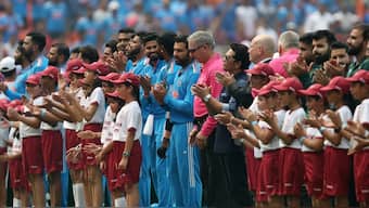 India last locked horns against Pakistan at the 2023 ODI World Cup league stage match in Ahmedabad. Reuters 