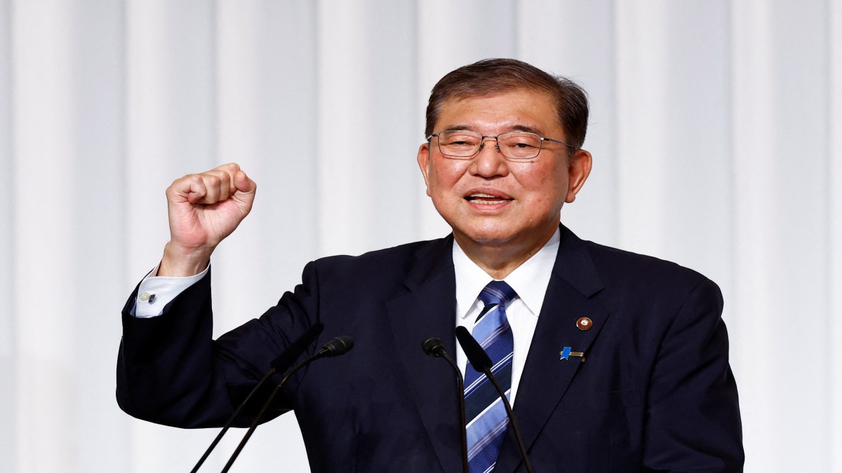 Shigeru Ishiba, the newly elected leader of Japan's ruling party, the Liberal Democratic Party (LDP) reacts on the day of a press conference after the LDP leadership election, in Tokyo, Japan September 27, 2024. Reuters Shigeru Ishiba, the newly elected leader of Japan's ruling party, the Liberal Democratic Party (LDP) reacts on the day of a press conference after the LDP leadership election, in Tokyo, Japan September 27, 2024. Reuters