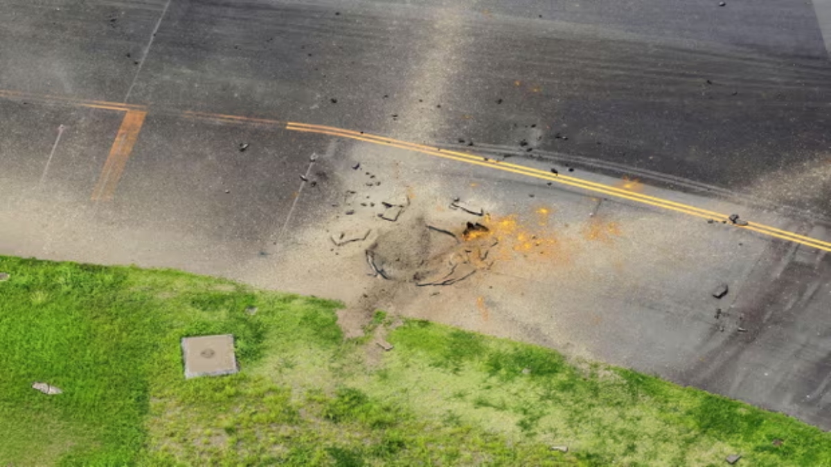 US bomb from WW 2 explodes at Japanese airport, multiple flights cancelled US bomb from WW 2 explodes at Japanese airport, multiple flights cancelled