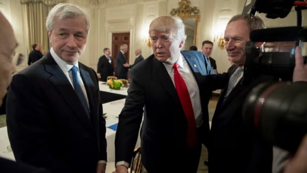 Trump falsely touts JP Morgan CEO Jamie Dimon's endorsement, back-tracks on his claims later Trump falsely touts JP Morgan CEO Jamie Dimon's endorsement, back-tracks on his claims later