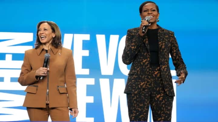 'Take our lives seriously,' Michelle Obama rallies for Kamala Harris in Michigan