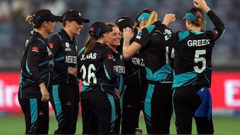 New Zealand have clinched their maiden Women's T20 World Cup title. AP 