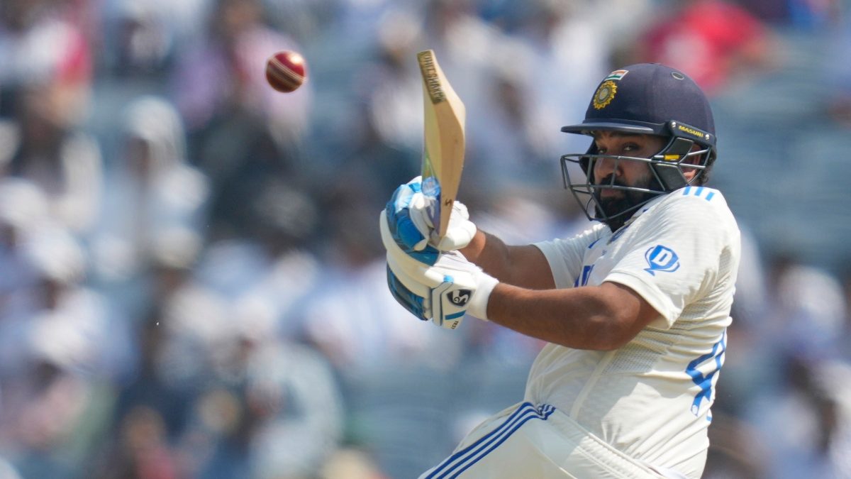 India skipper Rohit Sharma in action during the second Test against New Zealand in Pune. AP India skipper Rohit Sharma in action during the second Test against New Zealand in Pune. AP