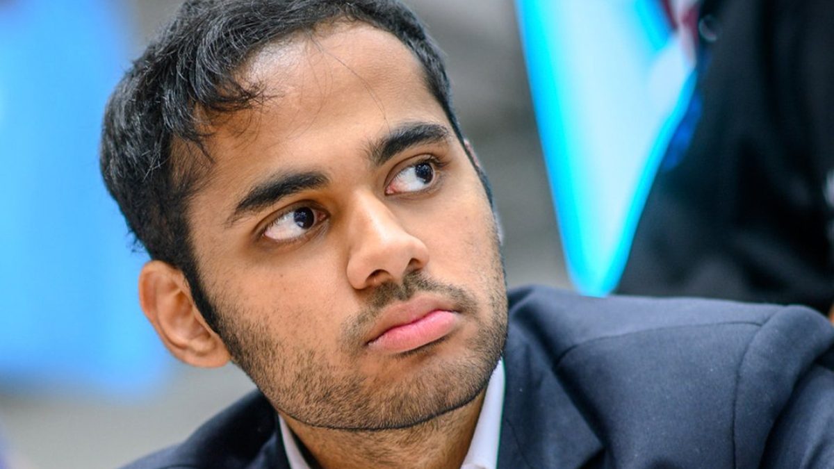 Indian chess Grandmaster Arjun Erigaisi is one win away from a historic 2800 Elo rating points. Image: Michal Walusza/FIDE
Indian chess Grandmaster Arjun Erigaisi is one win away from a historic 2800 Elo rating points. Image: Michal Walusza/FIDE