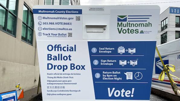US election: 475 damaged ballots recovered from charred ballot box in Washington, says auditor
