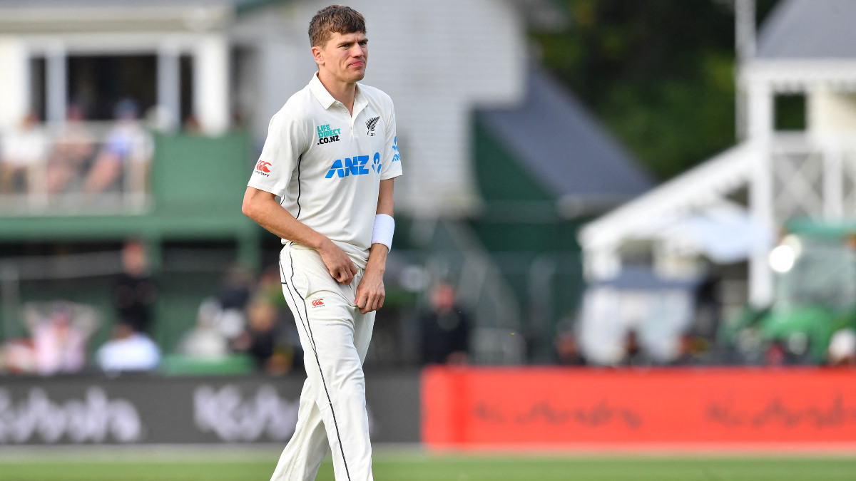 File image of New Zealand pacer Ben Sears. AFP File image of New Zealand pacer Ben Sears. AFP