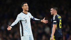 Watch: Cristiano Ronaldo storms off the field after Portugal are held to goalless draw by Scotland in Nations League