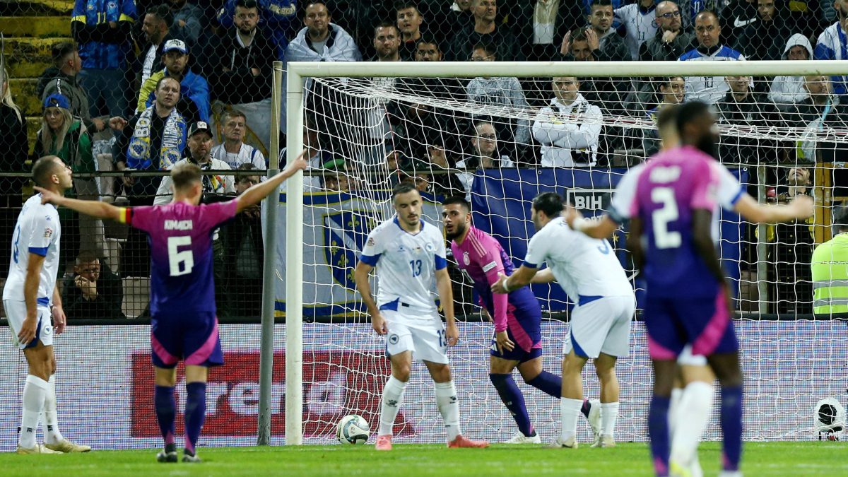 Deniz Undav celebrates after scoring for Germany in the Nations League match. Image: Reuters Deniz Undav celebrates after scoring for Germany in the Nations League match. Image: Reuters