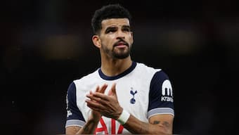 Dominic Solanke is back in the England football team squad after a seven-year gap. Image: Reuters
