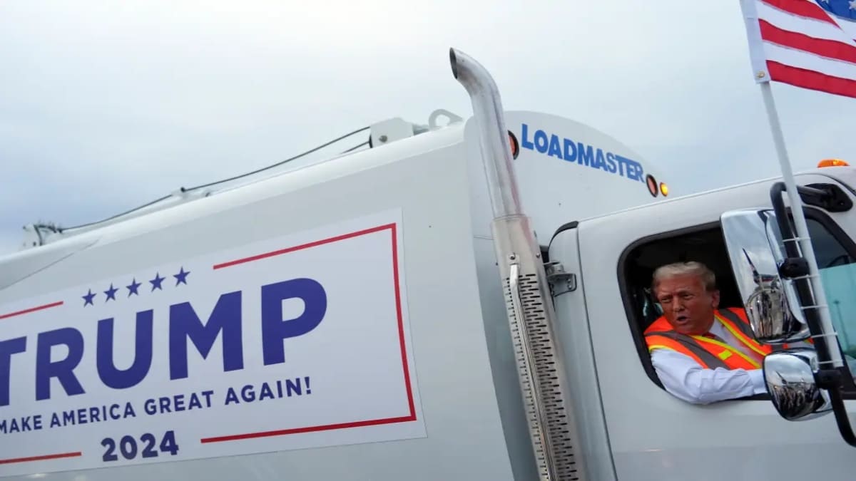 Trump's MAGA Garbage Truck: A Political Spectacle