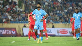 Winger Farukh Choudhary scored the first goal since Manolo Marquez's appointment as India head coach during the friendly match against Vietnam. Image credit: All India Football Federation